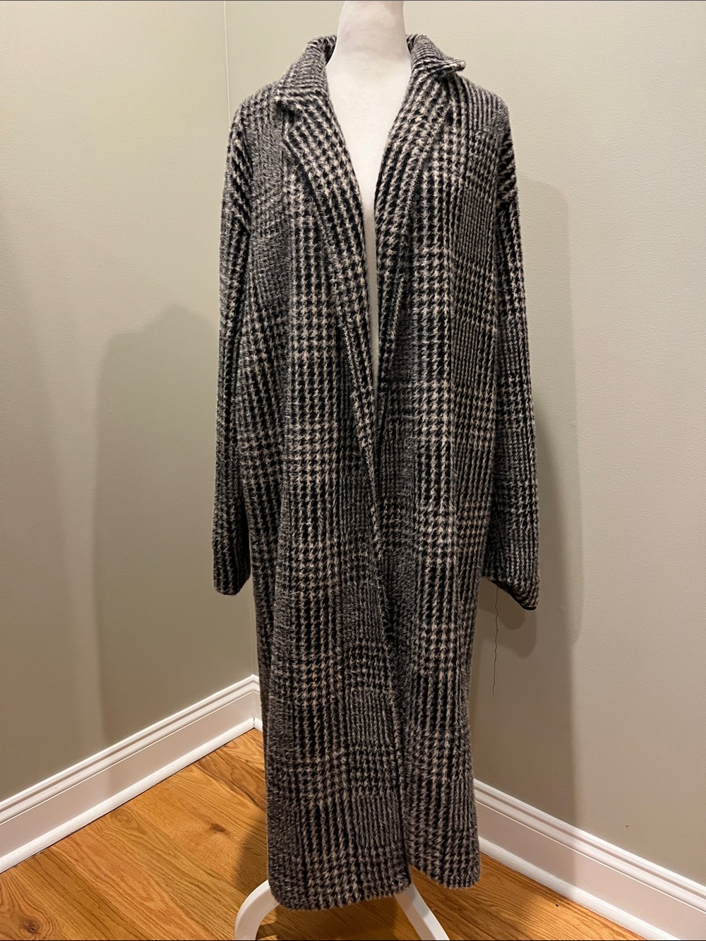Z Supply Mason Houndstooth Knit Coat